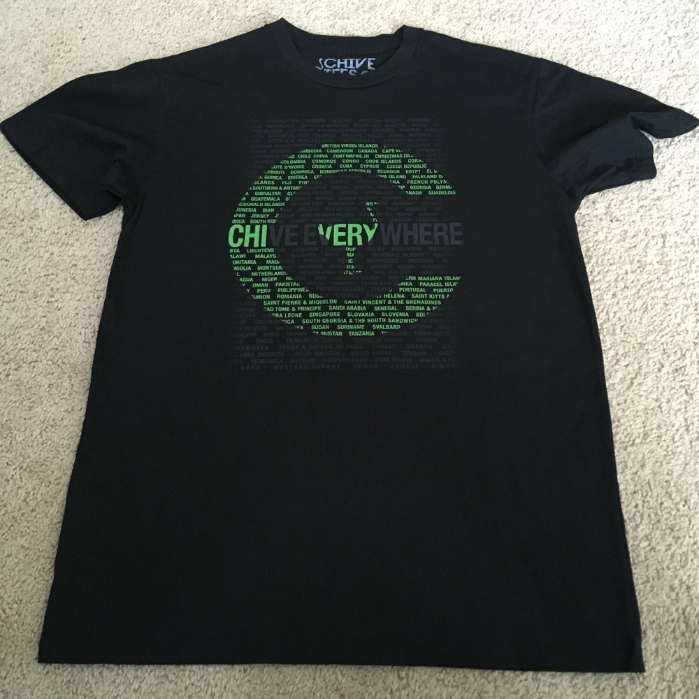 The Chive 'Chive Everywhere' T-shirt, Size M